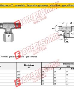 EFT400012 ADATT. A T M+M+F.GIR. 3/4 GAS/DSP
